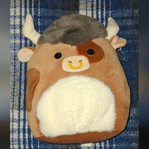 Squishmallows Brown and White Plush Toy Stuffed Animal